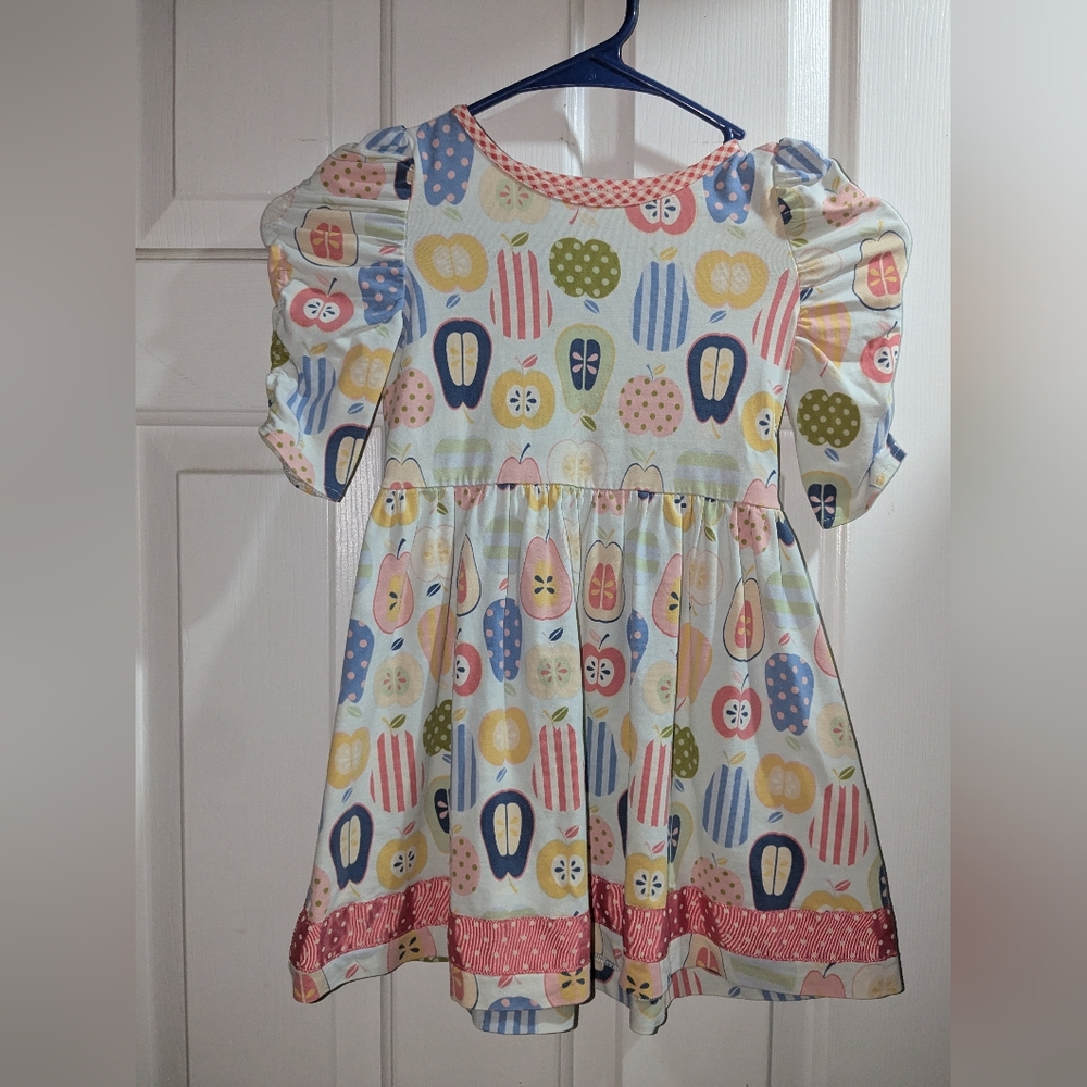 Matilda Jane Multicolor Fruit Print Dress Sz 4
